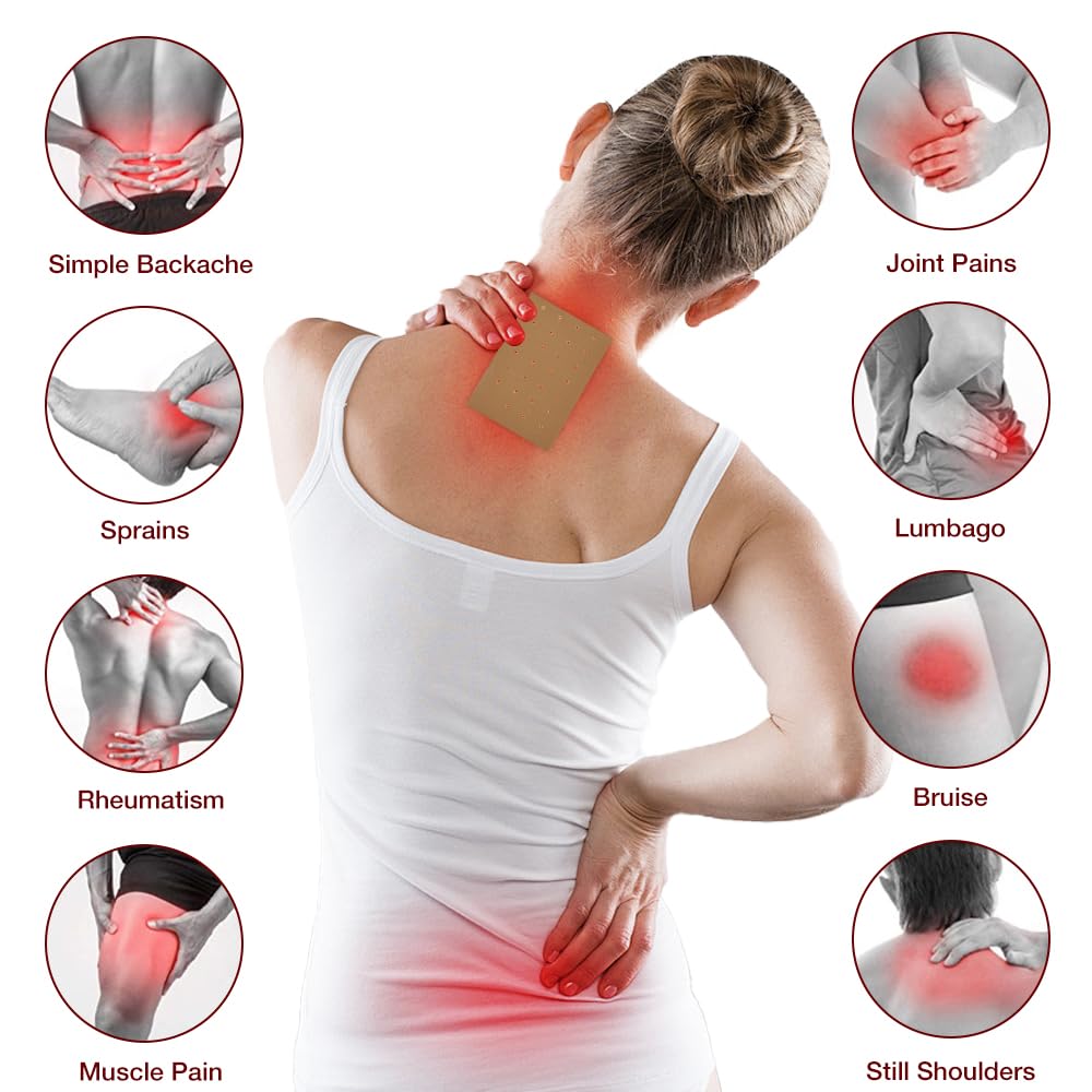 88 pezzi Cerotti antidolorifici, Cerotto Antidolorifico Della Tigre, Patch Anti Dolore, Patch per Alleviare il Ddolore al Collo della Spalla per il Dolore alle delle Gambe in Vita Patch Lavoratori