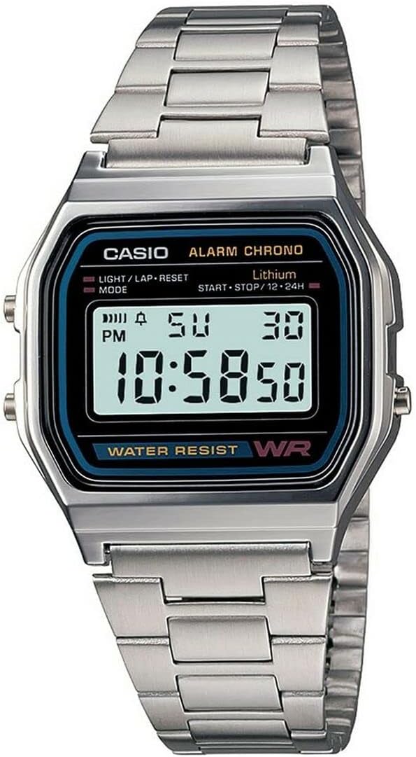 A158WA-1CH Digital Watch Retro Unisex