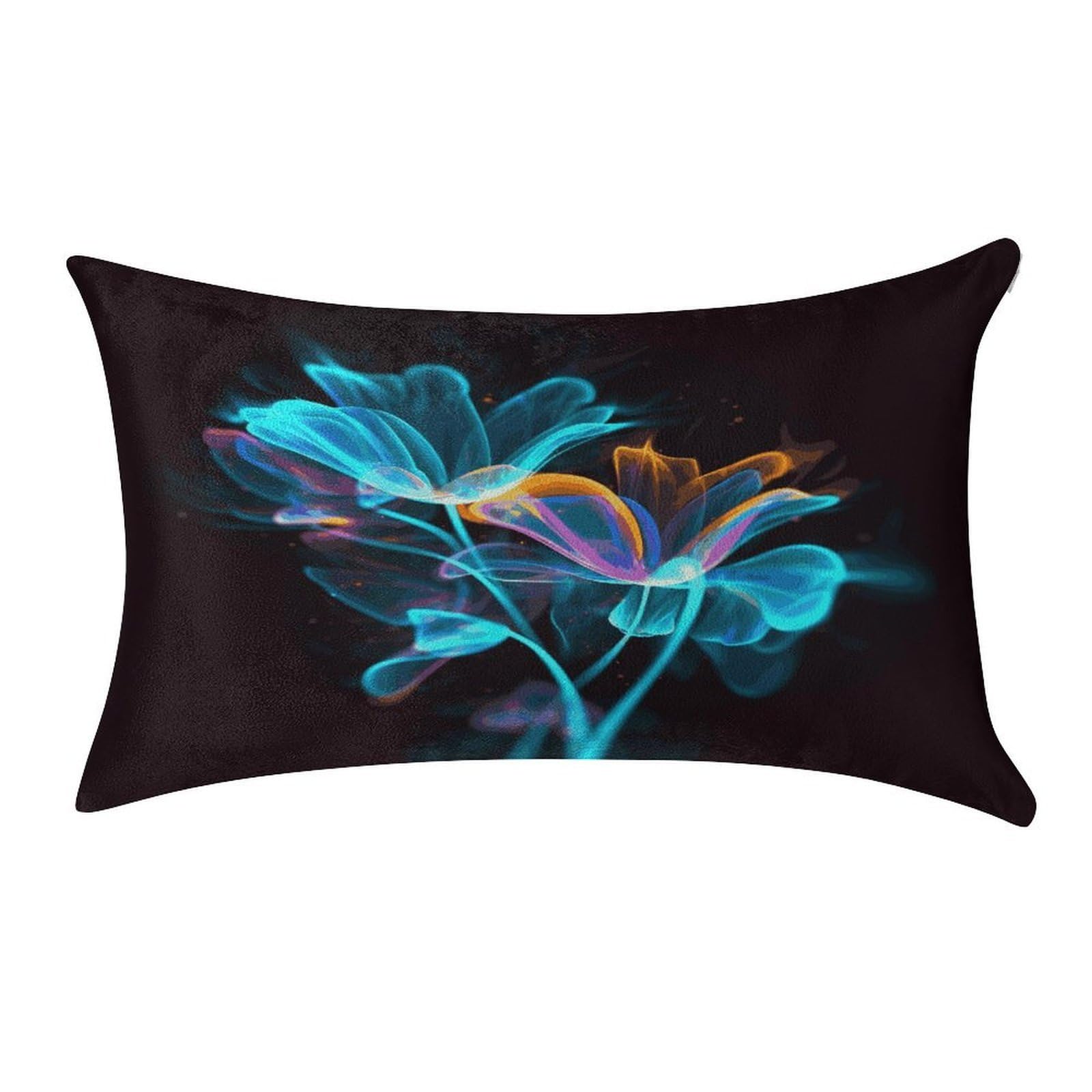Fekiloot Style Neon Flowers Pillow Covers Home Decor Pillow Cases