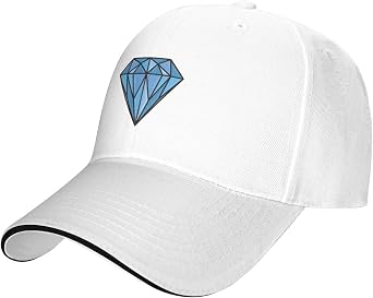 Diamond Baseball Cap for Men Women Adjustable Funny Dad Hat