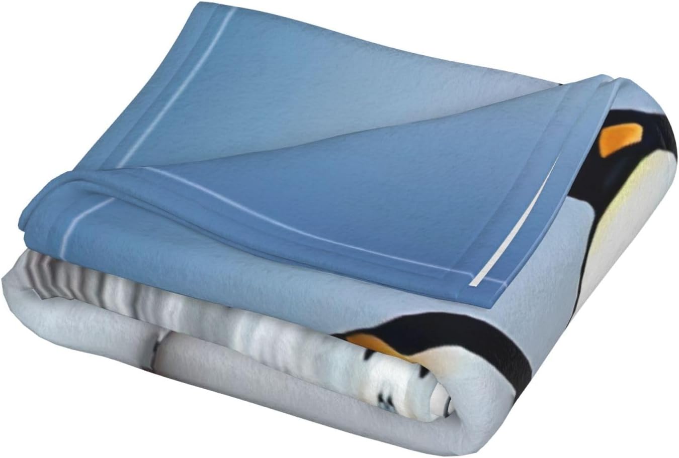 Penguin Print Cozy Soft Blankets Warm 50x60 in Lightweight Blanket for Camping Travel