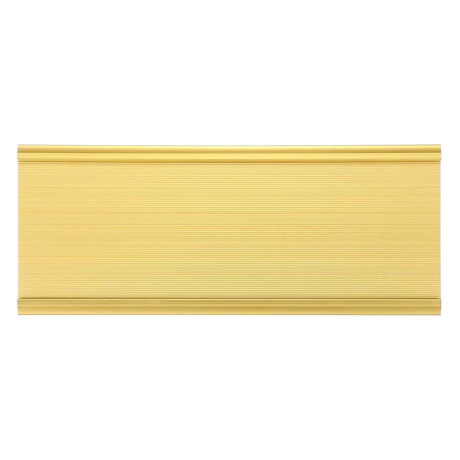 PATIKIL Nameplate Holder for Door or Wall, Aluminum Name Plate Suitable 3.2x9.4" Image for Office Business Meeting Room, Gold