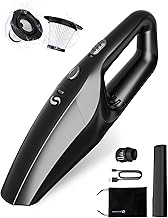 SERVOMASTER Aspirateur à Main sans Fil, Mini Aspirateur Voiture Puissant avec Batterie Rechargeable,