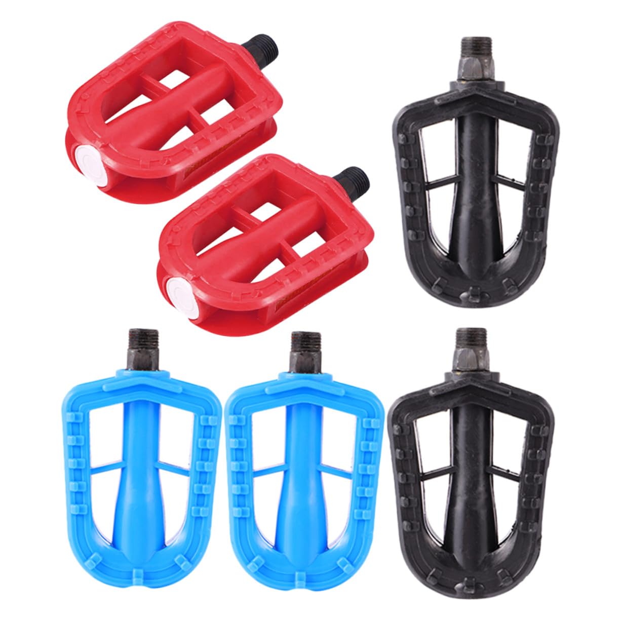 iplusmile 3 paia Pedali per Bicicletta per Leggeri e Antiscivolo Accessori per Bici da Strada e Mountain Bike con Piattaforma Ampia e Cuscinetti Sigillati Facili da Installare e Resistenti