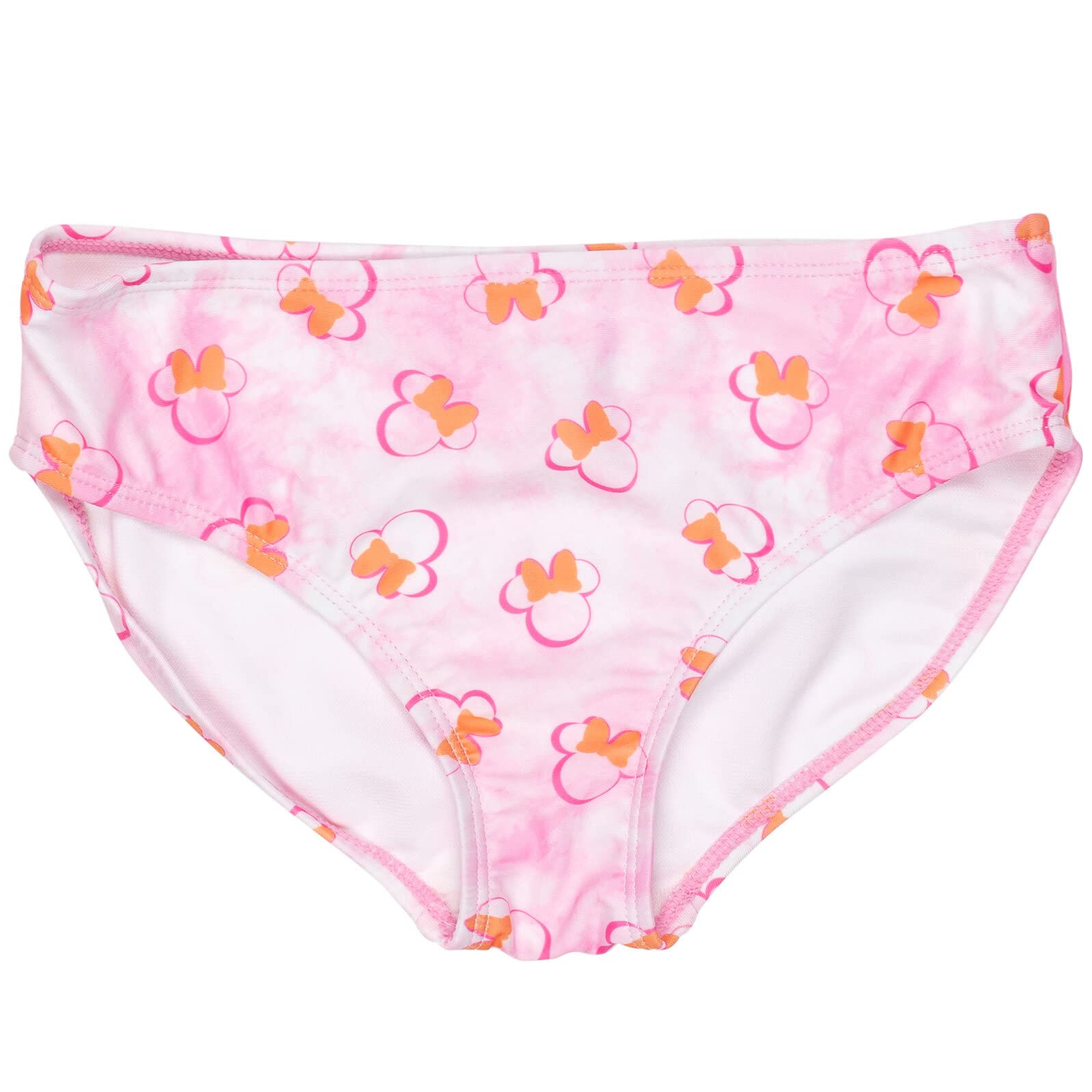 Disney Minnie Mouse Little Girls Pullover Swim Rash Guard Bottom Pink 4