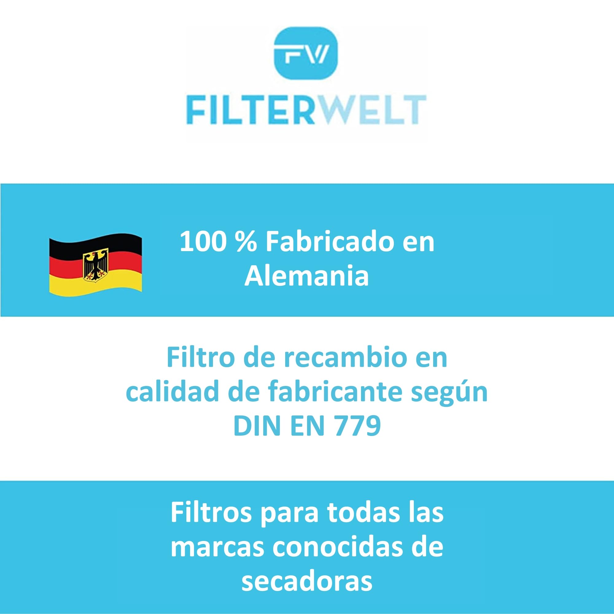 Filtro para secadora Hoover Candy 40006731 Secadora con bomba de calor | Fagor House to House Ostein | 275 x 125 mm | Filtro esponja Filtro estera condensador secadora (1 pieza) — view 6