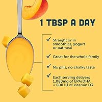 Vista 5 de De Barlean Aceites Orgánicos Aceite de Pescado Omega Swirl, 16 onzas, BAR-60010, 16 onza, 1, 1