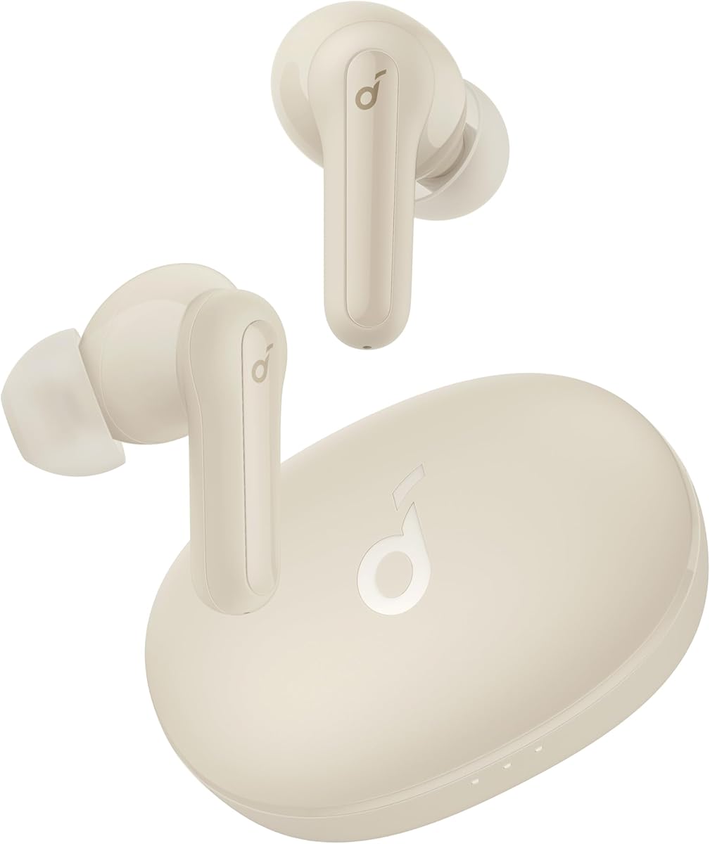 Soundcore by Anker Life P2 Mini True Wireless Earbuds, Bluetooth 5.2, 10mm Drivers for Big Bass, Custom EQ, 32H Playtime, Fast Charging, Comfortable, Tiny Size for Daily Use, Commute, Work (White) : Electronics