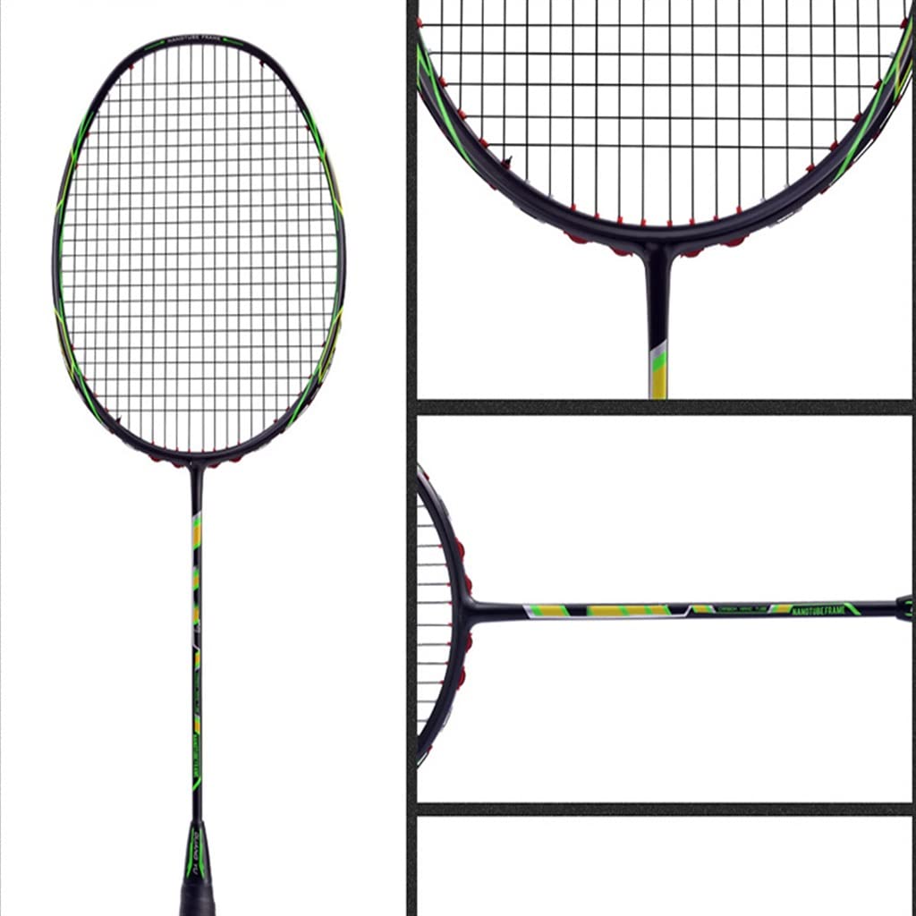6U -light Badminton Racket Full Carbon Adult Racket Amateur Training Entertainment Badminton Single Shot