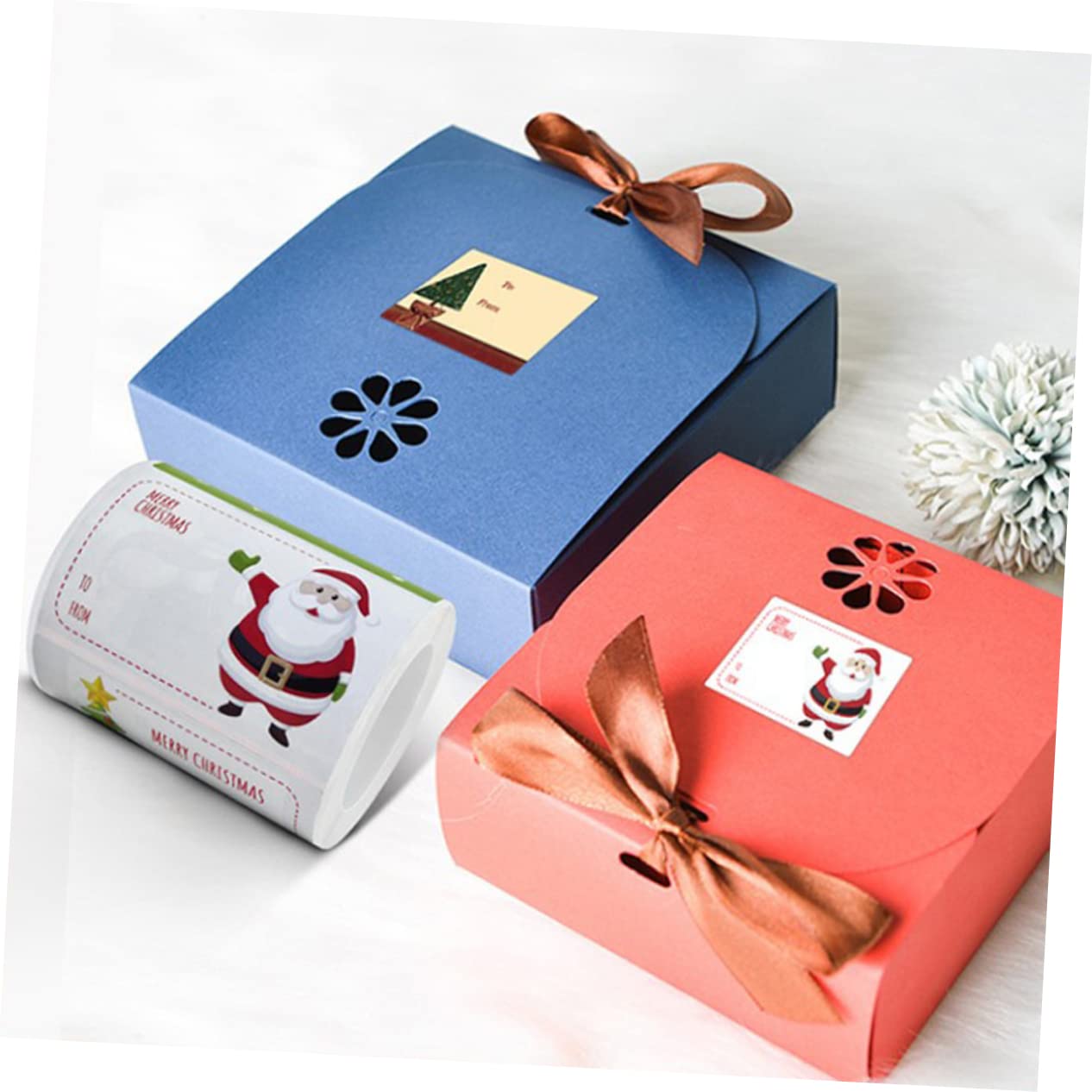 5 Set Etichette Adesive Natalizie Adesivo Multifunzionale Punto Babbo Natale Etichette izie Adesive Etichette e Adesivi izi Buon e Adesivi 2 * 5