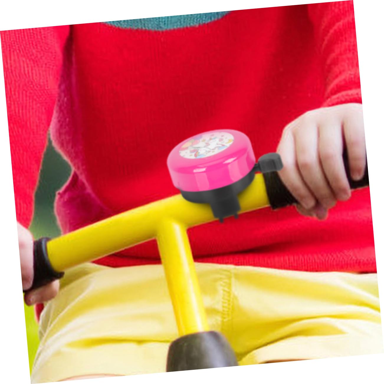 ibasenice Timbre De Bicicleta para Diseño De Caricatura Sonido Fuerte Compatible con Manillares para Bicicletas Y Scooters Material Seguro Y Duradero