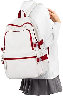 VECAVE Lightweight Casual Laptop Backpack Purse for Women,Travel Backpack with laptop compartment