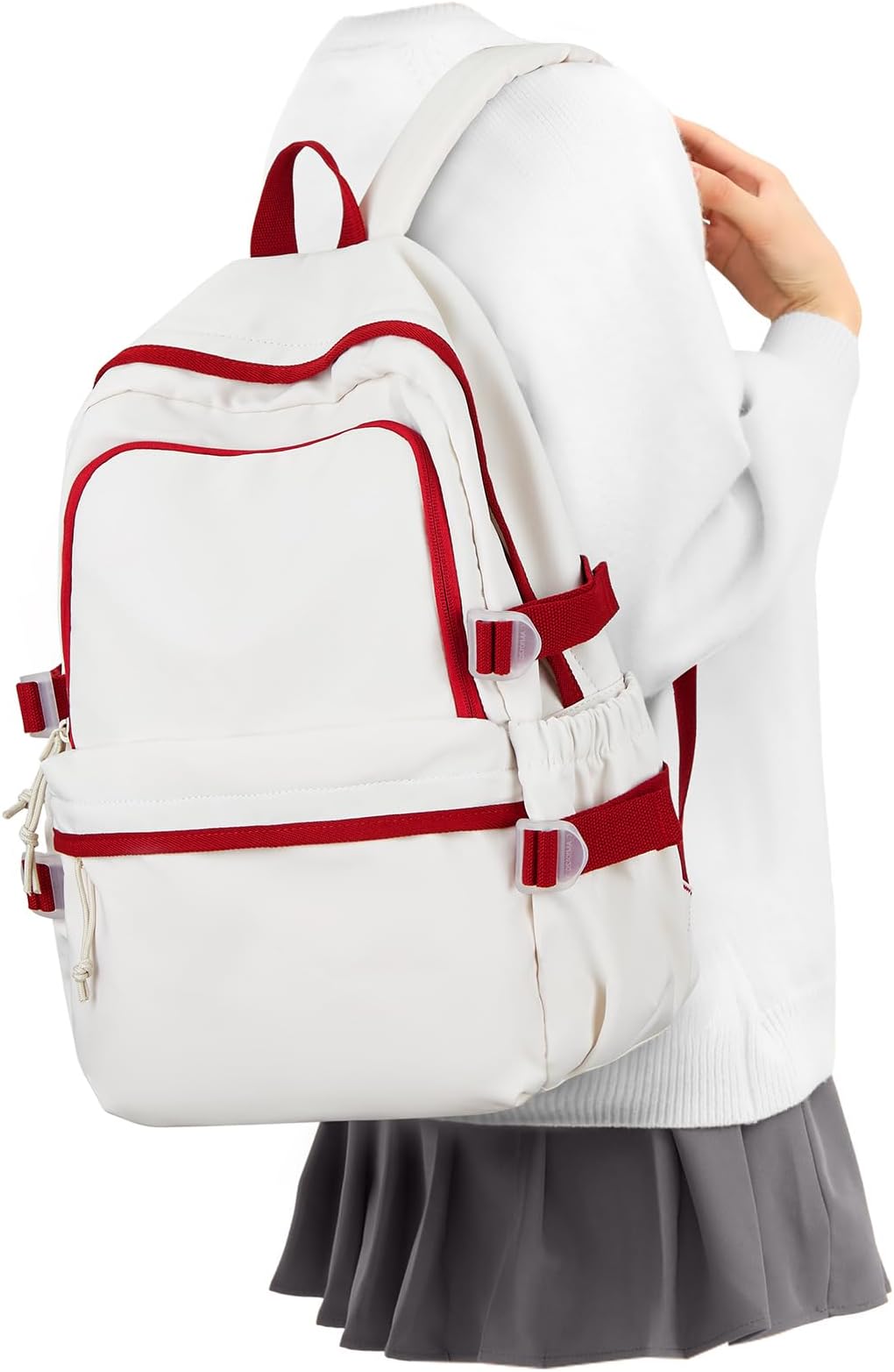 VECAVE Lightweight Casual Laptop Backpack Purse for Women,Travel Backpack with laptop compartment