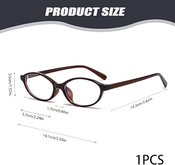 Oval Blue Light Blocking Glasses, Fashion Retro Plain Eyeglasses For Women Men Anti Eyestrain Uv Glare Blue Light Glasses Computer Gaming Eyeglasses Cat Eye Glasse For Screen Use, Reduce Eye Strain