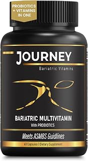 Journey Bariatric Multivitamin with Probiotics & Iron – Capsule (60 Count)
