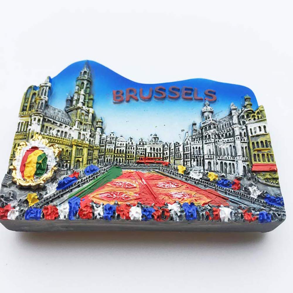 Acquista Magnete Da Frigorifero 3D Belgio Souvenir Di Viaggio