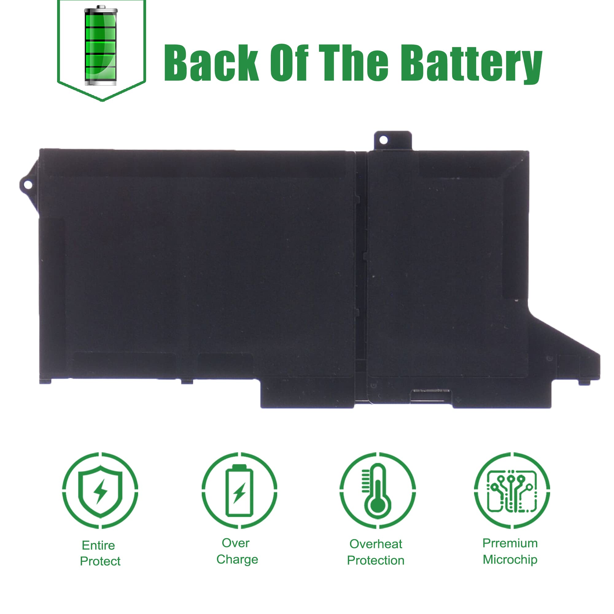 WY9DX – batterie d'ordinateur portable pour DELL Latitude 5420 5520 11.4V 42wh  7