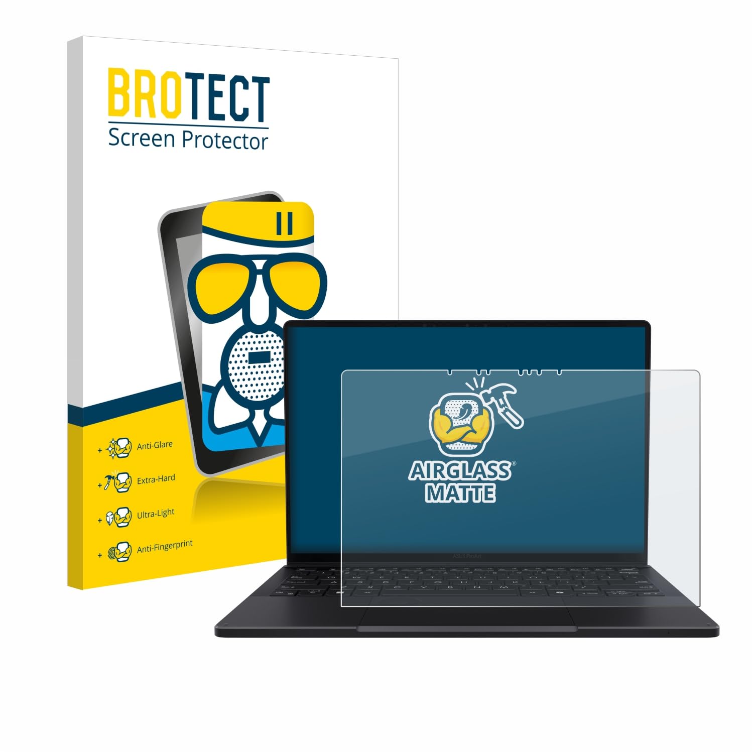 BROTECT Protector Pantalla Mate Cristal para ASUS ProArt PX13 Protección Anti-Reflejos