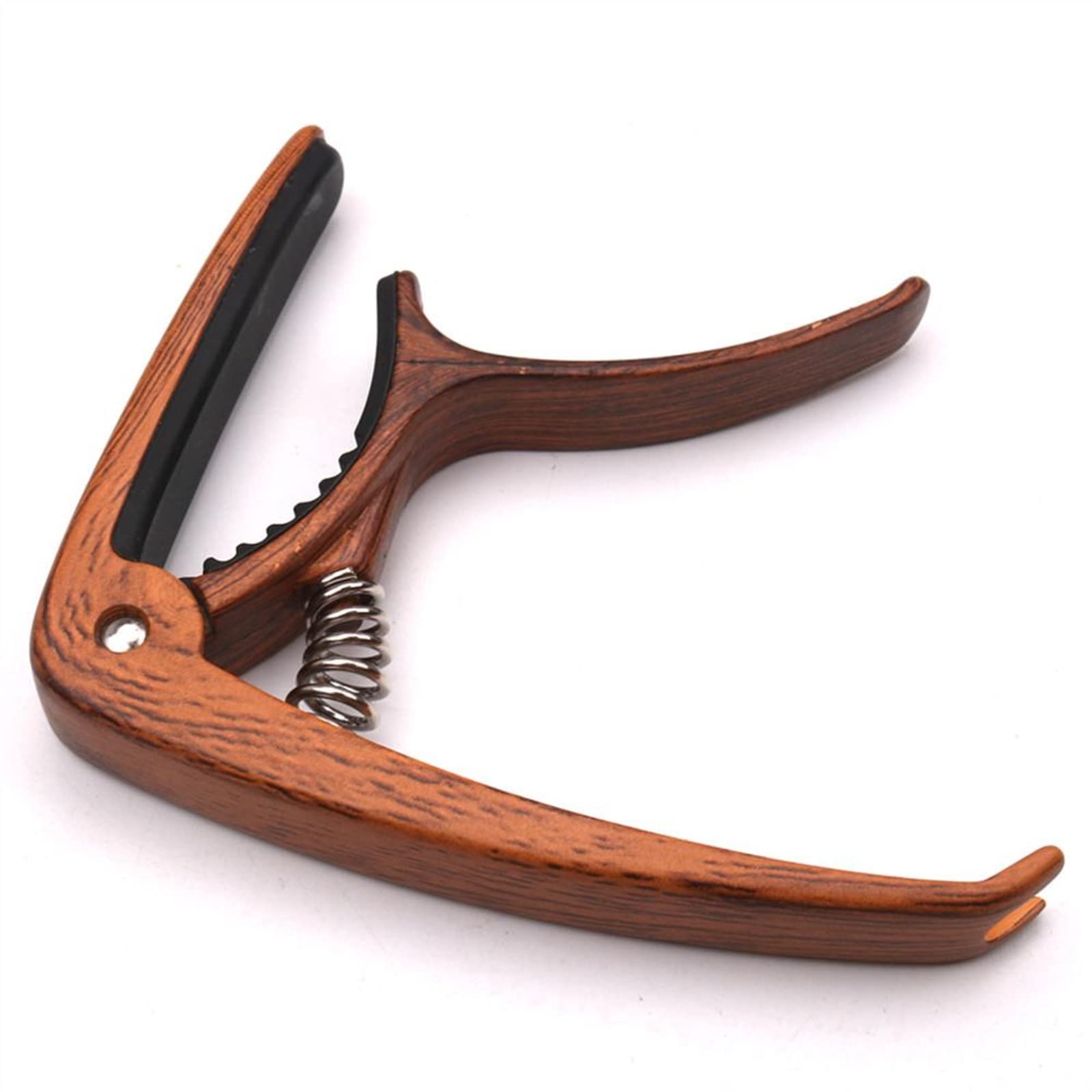 Chiave A Morsetto A Cambio Rapido Capotasto per Chitarra Acustica Capotasto per Chitarra in Legno con Set di 2 Plettri Professionale Strumenti per Chitarra