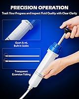 Vista 6 de Orion Motor Tech Bomba Extractadora de Aceite, Extractor Manual de Líquido de 200mL para Transferencias de Aceite de Transmisión de Dirección