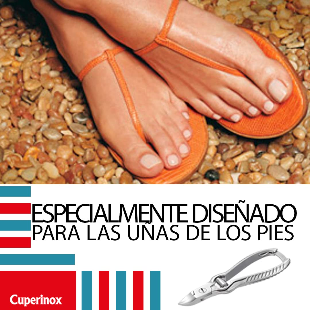 Alicates para pedicura, Profesional, Cortaúñas de Pies, Acero Inoxidable, Mango Ergonómico Antideslizante, Fácil Limpieza, Con Funda, 2 Años de Garantía