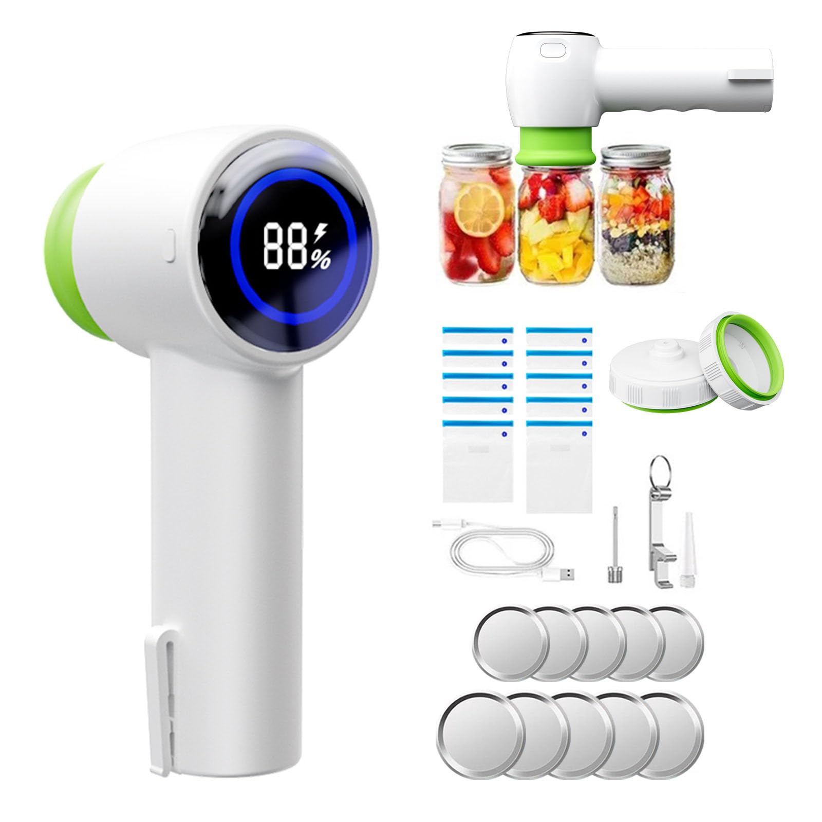 Machine à emballer sous vide électrique multifonction pour petits aliments Texture ABS Convient pour la cuisine ou l'extérieur