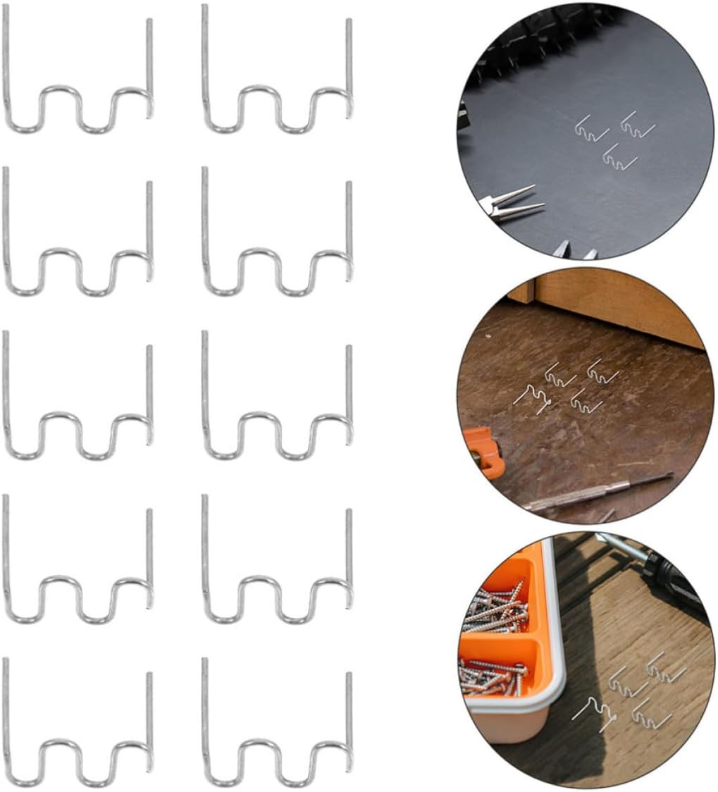 500pcs Wave-shaped Hot Staple Plastic Welding Wire for Auto Repair High-efficiency Welding Rods Compatible with All for Bumper Dashboard Lamp Holder Repairs