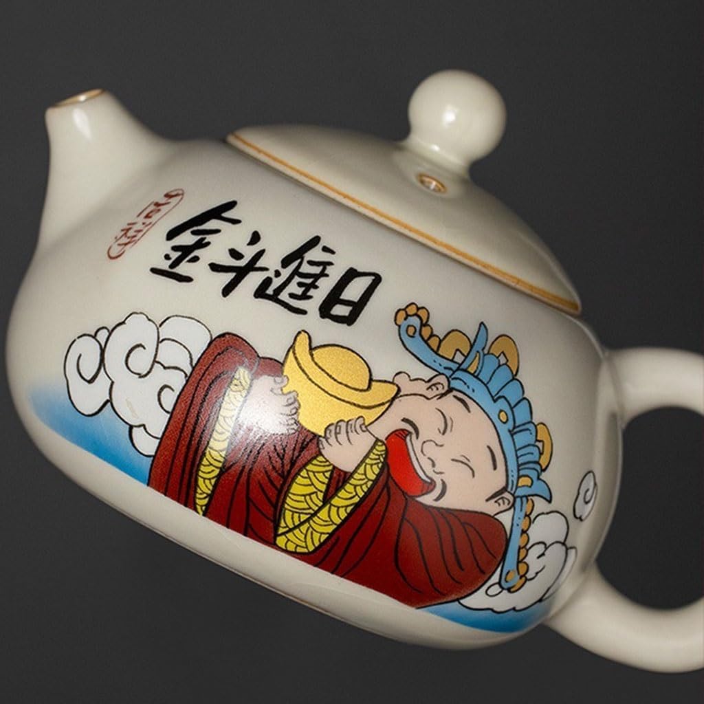 Ceramic Teapot Teapot Household Ceramic Kung Fu Tea Set Exquisite Single Pot Tea Party Teapot With Filter Tea Pot Ceramic