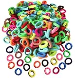 Baby Soft Hair Elastics Ties for Kids Toddlers Colorful Small Seamless Hair Ponytail Holder(200 PCS)