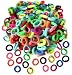 Baby Soft Hair Elastics Ties for Kids Toddlers Colorful Small Seamless Hair Ponytail Holder(200 PCS)
