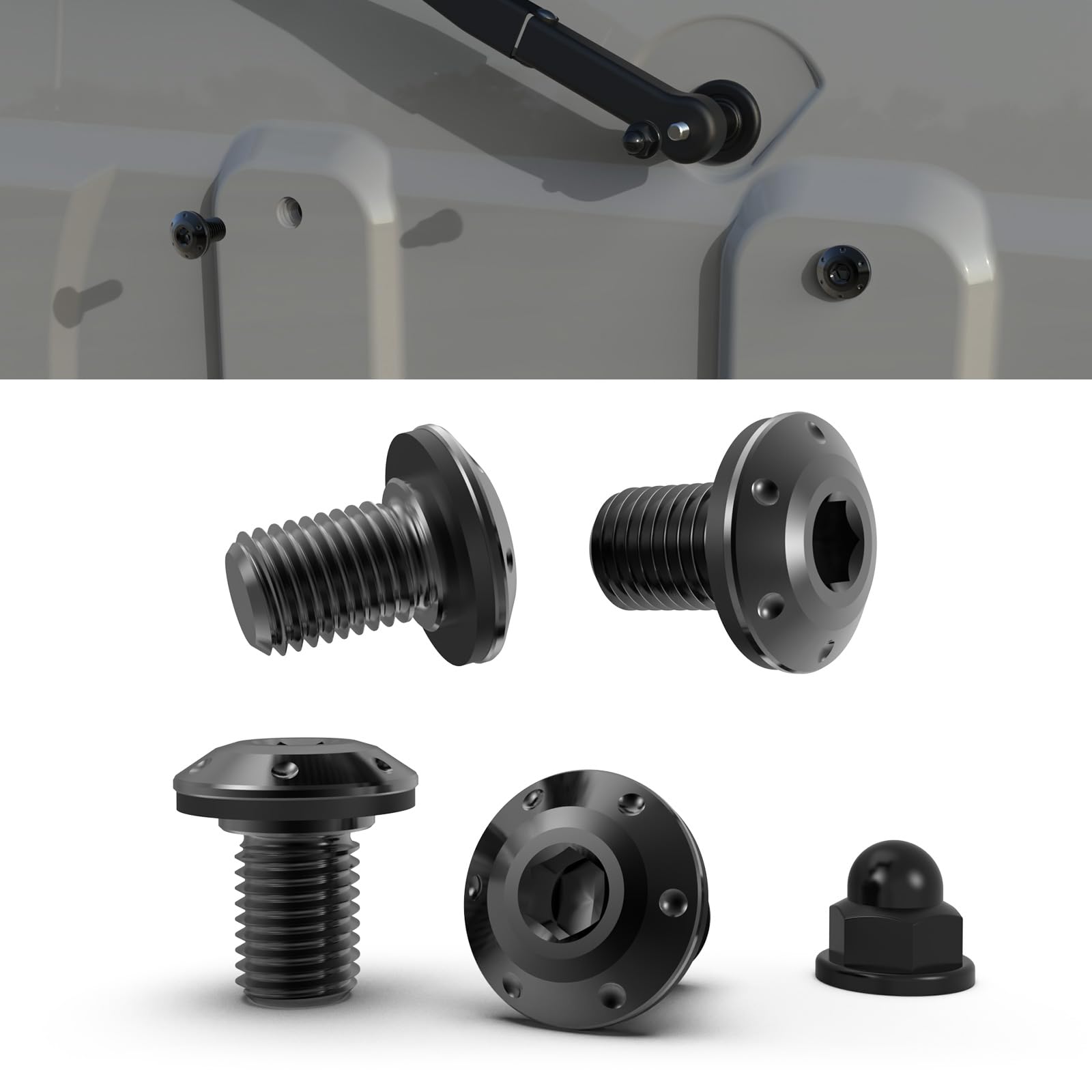 Amazon | alumania バックスタイルボルトセット ジムニー シエラ