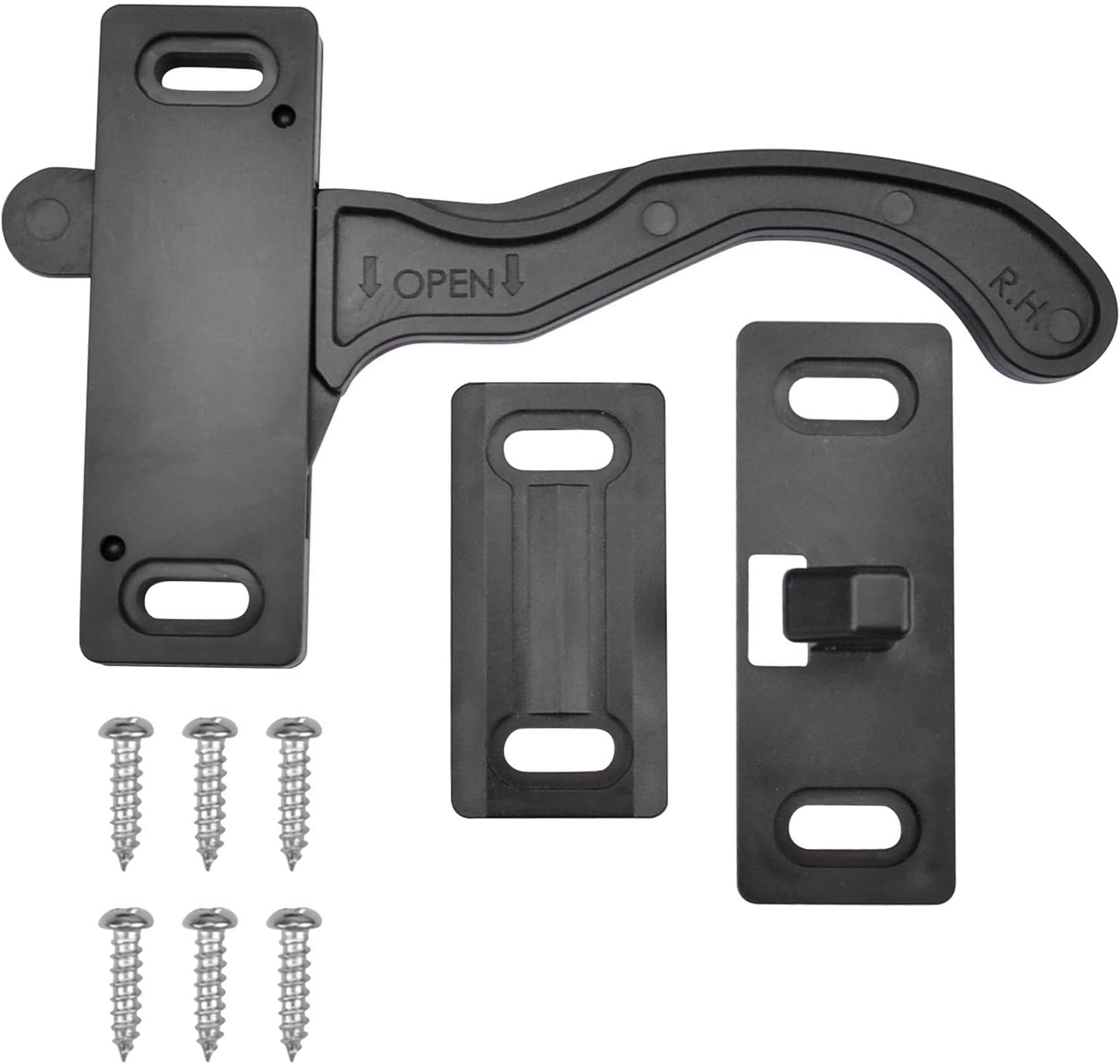 Right Hand RV Screen Door Latch, Right Hand Handle Kit Suitable for RV
