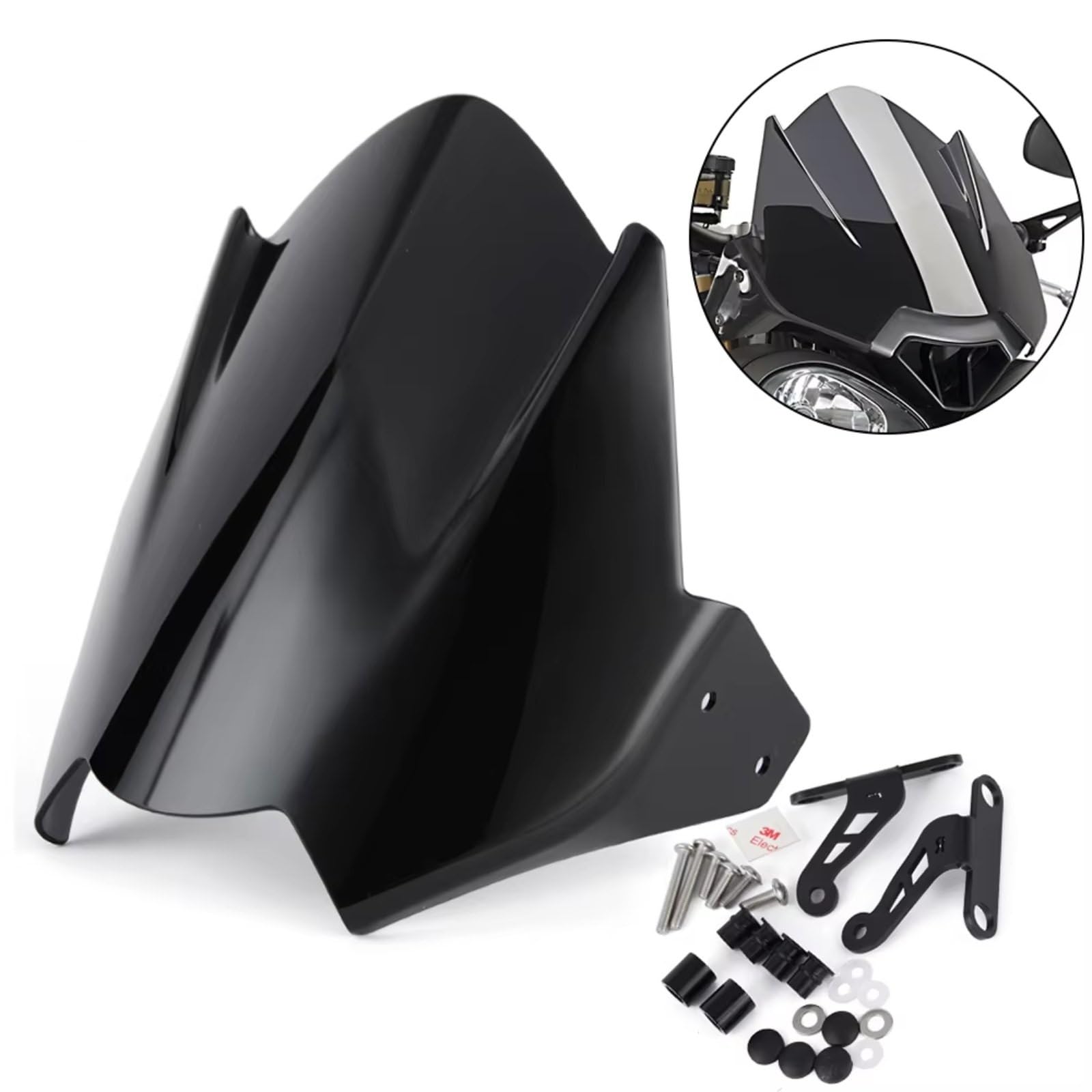 Bulle Moto Compatible Avec Triumph Pour Speed ​​Pour Triple R 2016-2017 Pour Speed ​​Pour Triple RS 2018-2020 Déflecteur De Vent De Pare-brise De Moto