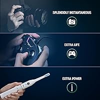 Vista 2 de HiQuick Pilas AAA recargables paquete de 8, baterías AAA triples NiMH de 1100 mAh precargadas