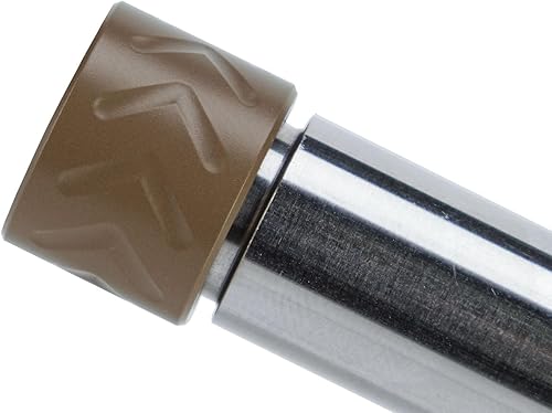 Vista 188 de NDZ Performance Protector de rosca de barril de 1/2x28 pulgadas de aluminio anodizado y acero inoxidable Cerakote o PVD con junta tórica, fabricado