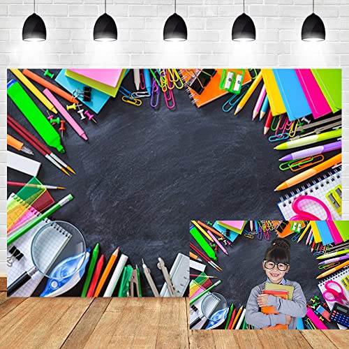 Carnet de notes et crayon sur toile de fond de 2,4x1,8m pour fournitures