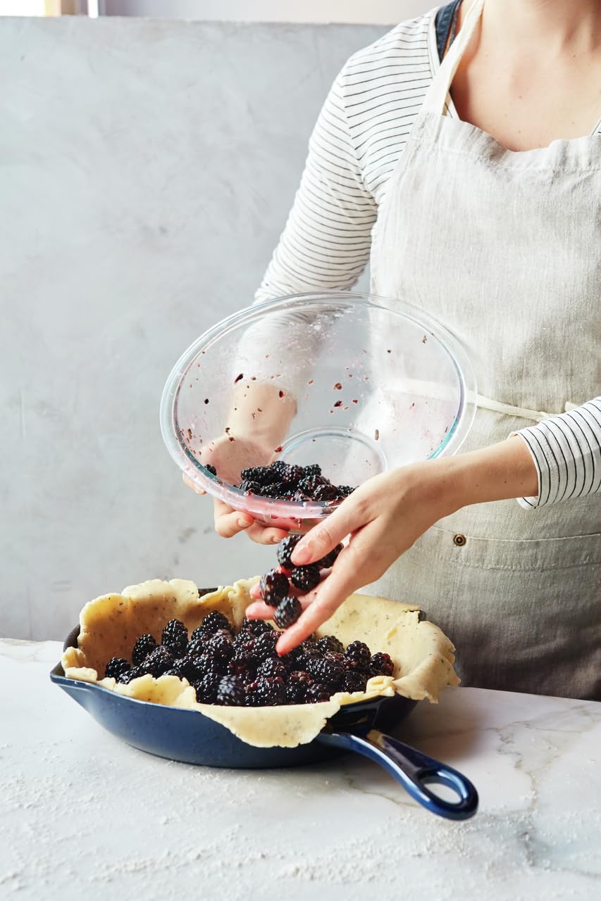 Staub Cast Iron 10-inch Fry Pan - Dark Blue, Made in France - Image 2