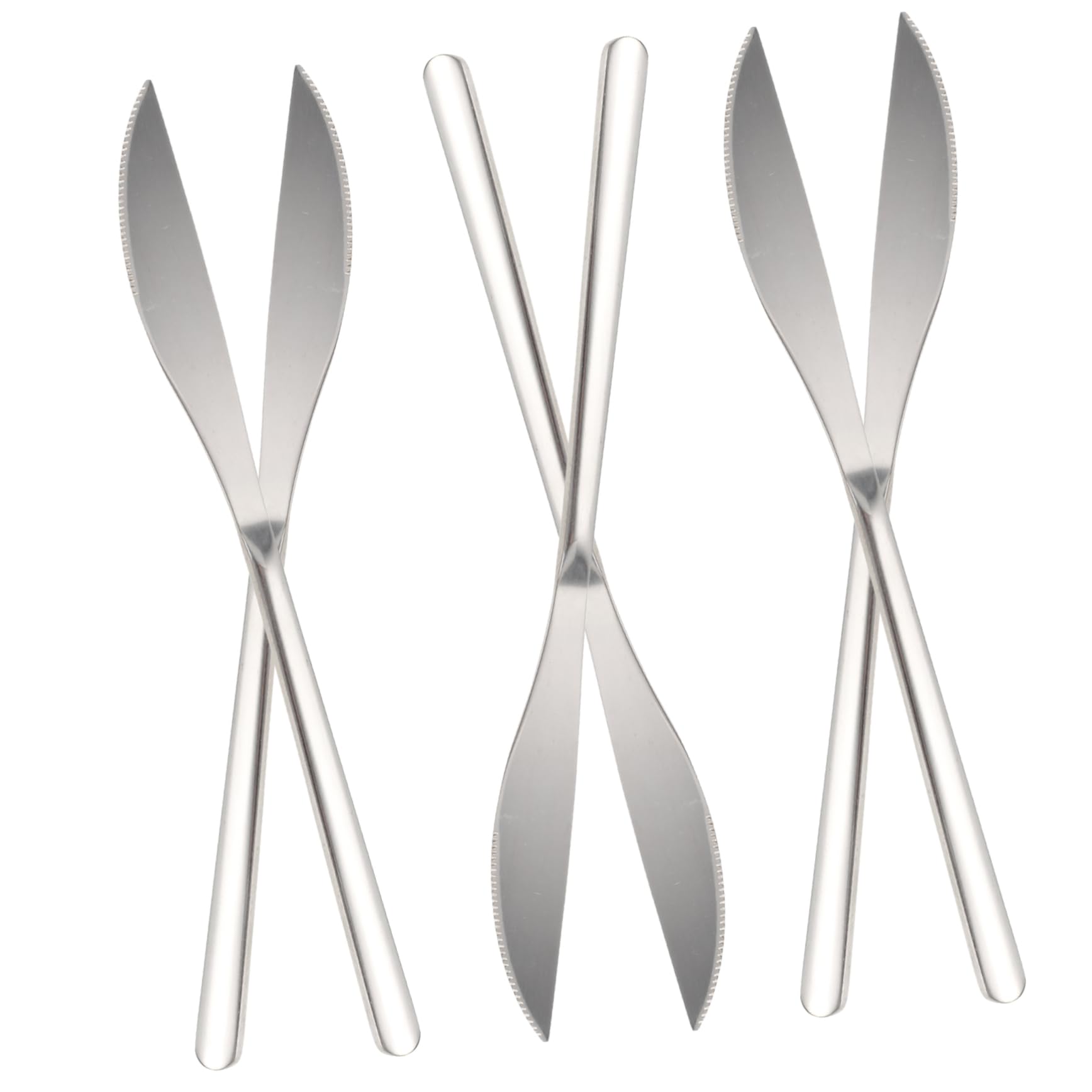 ABOOFAN 6Pcs Butter Spreaders Multi Function Jam Spreaders for Home Use Ergonomic Design for Easy Handling and Steak Cutlery