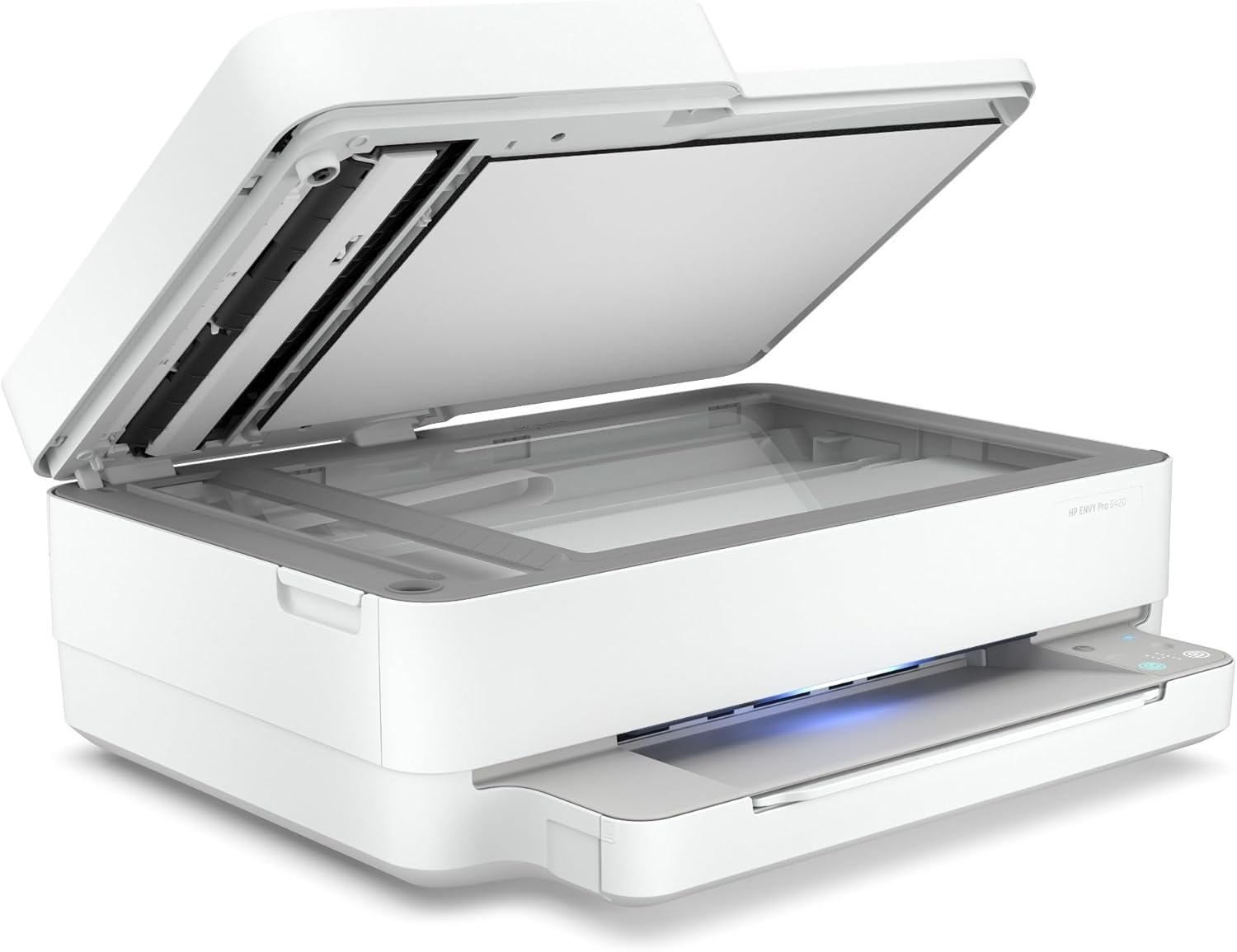 HP Envy Pro 6420 5SE45B Stampante Fotografica Multifunzione A4, Stampa, Scansiona, Fotocopia, Fax, Wi-Fi Dual Band, Smart, Stampa fronte/retro automatica, 2 Mesi Instant Ink Inclusi, Grigia