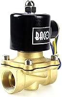 Vista 13 de Válvula solenoide eléctrica de latón Bacoeng de 1 pulgada y 110 V CA (NPT, normalmente cerrada)