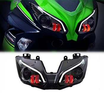 Amazon.com: KT Headlight Assembly for Kawasaki ZX6R ZX-6R