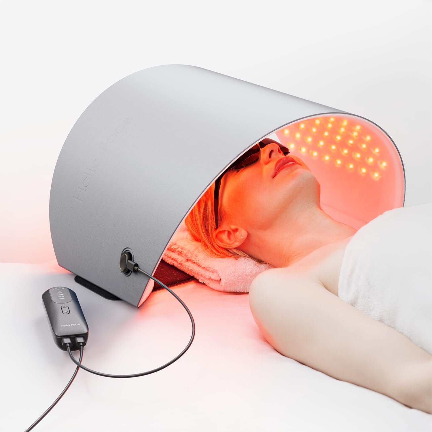 Photon Red Light Therapy FDA Registered, LED Face Mask with QuadChip Technology, 720 LED Chips PDT Device Near Infrared, Professional Skin Care for Face & Body