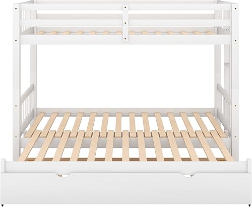 Miniatura 9 de Litera extensible con nido, marco de litera individual sobre doble, versión mejorada, litera de madera con nido, marco de litera extraíble puede ser