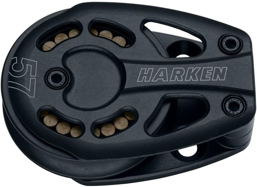 HARKEN Premium Sailing 57mm HL Black Magic Air Foot Boat Block, Part 3220