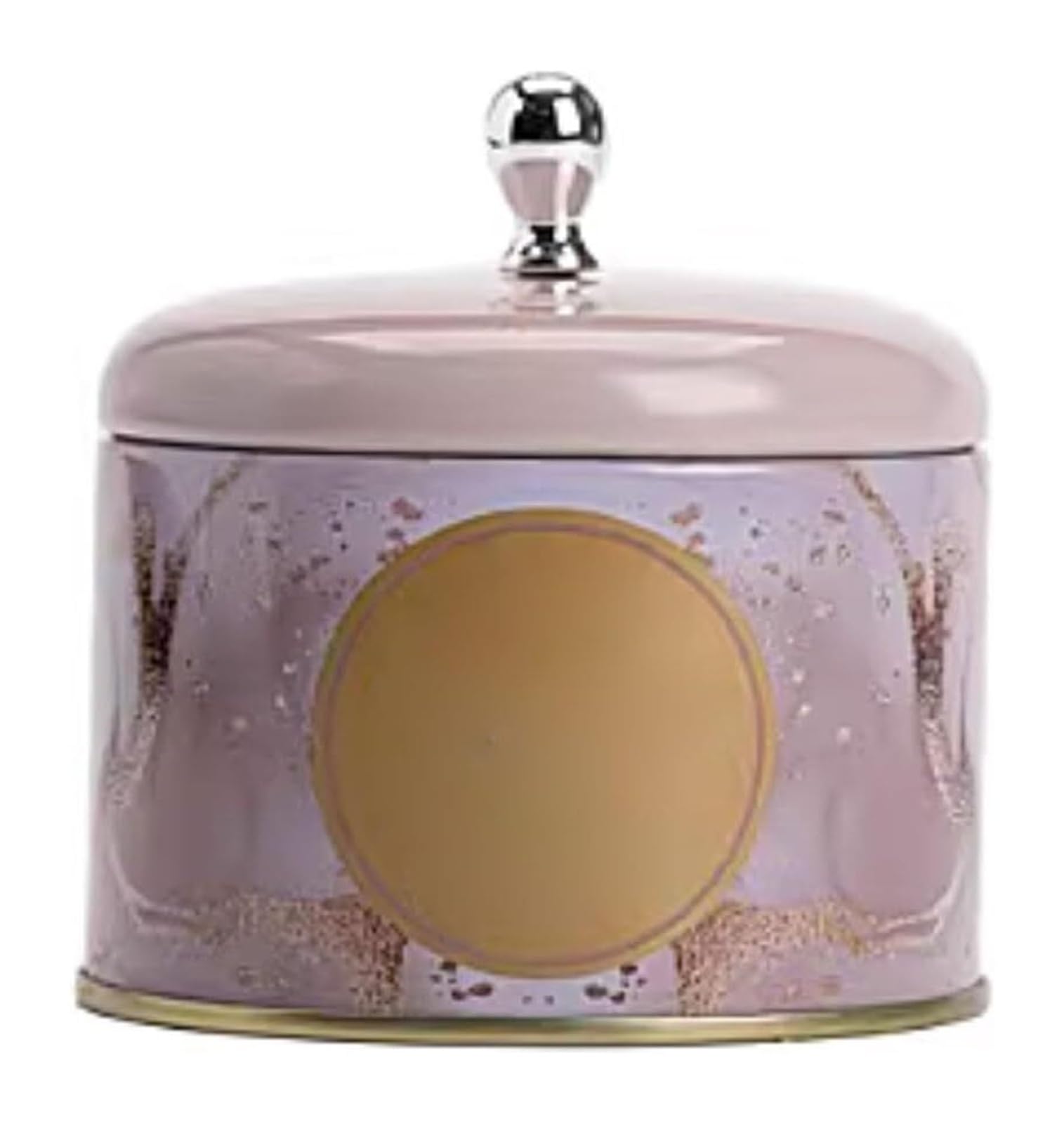 Fhvkrbtx One Color Scented Candle, Tin Candles Amber Lavender Scented Reusable Jar Long Lasting Home Vacation Relaxation Spa