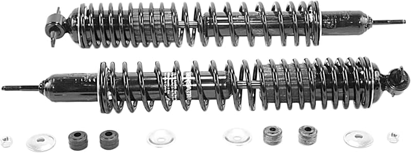 Amortecedor de suspensão com mola auxiliar Monroe Load Adjusting 58551 para Chevrolet Camaro – Par com 2 unidades