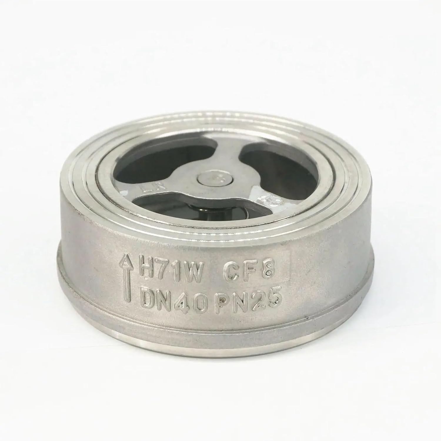 DN40 1-1/2" 304 Stainless Steel Wafer Check Valve Non-Return One Way Valve