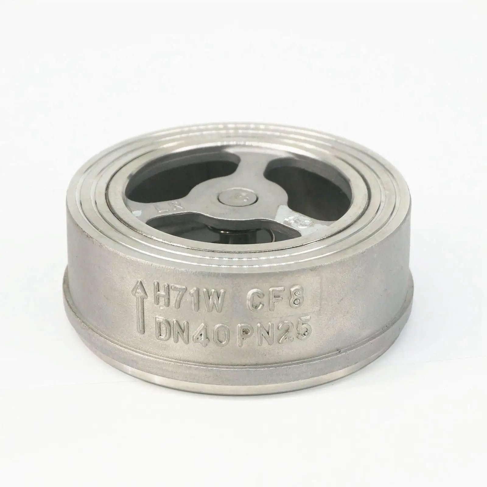 FLNICKS6S DN40 1-1/2" 304 Stainless Steel Wafer Check Valve Non-Return One Way