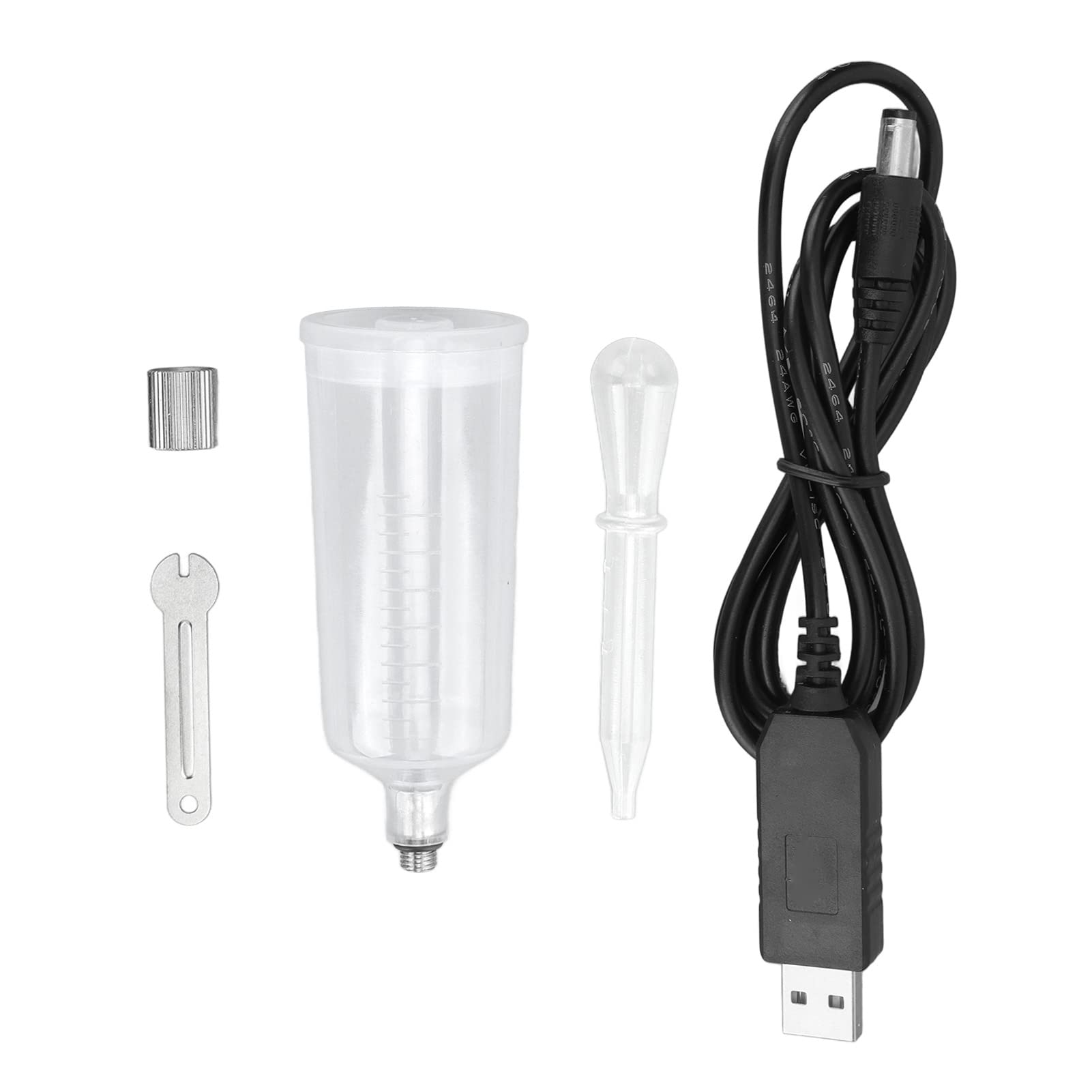 Aramox Kit Aerografo, Set Aerografo Ricaricabile Senza Fili in Lega di Alluminio 17,4 PSI con 3 Tazze e Batteria da 700 MAh per Manicure, Decorazione di Torte, Trucco, Principianti Fai da Te