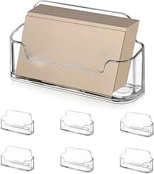 Amazon.co.jp: XINSHEYE アクリル 卓上名刺スタンド (3個入り